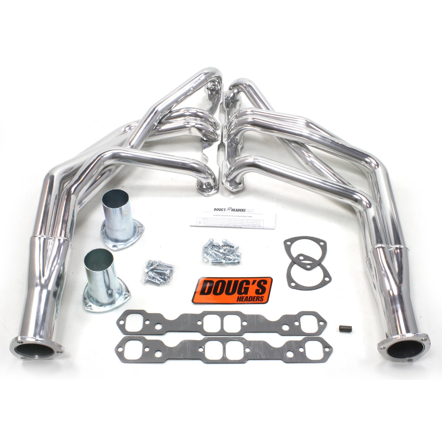 Doug's Headers D368 - 1 3/4" 4-Tube Full Length Header Chevrolet Camaro Small Block Chevrolet 67-69 Metallic Ceramic Coating Doug's Headers D368 - 1 3/4" 4-Tube Full Length Header Chevrolet Camaro Small Block Chevrolet 67-69 Metallic Ceramic Coating