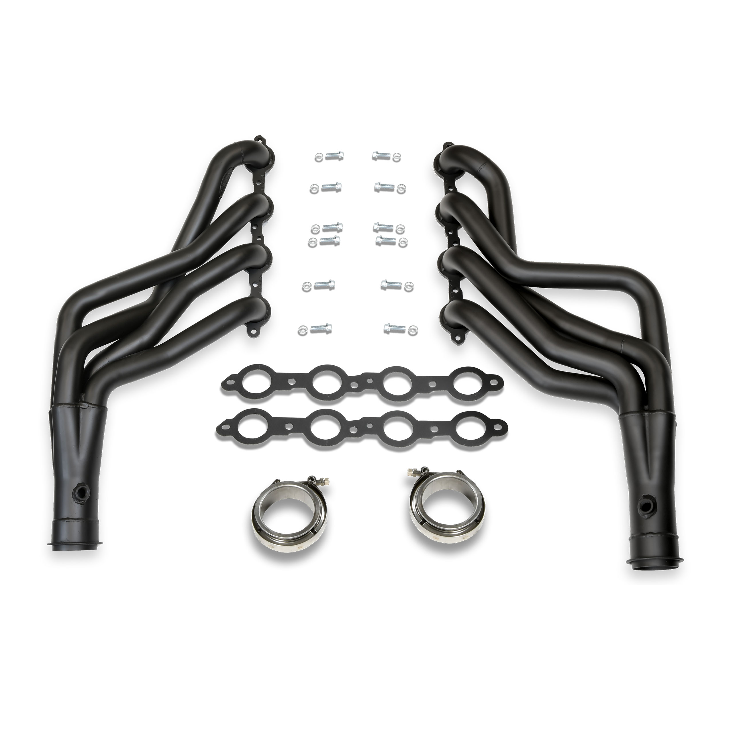 Doug's Headers D3349-B - Doug's Long Tube Header 64-67 GM A Body 4.8-6.2L LS Engine Swap 1 7/8" Primary 3" Collector Black Hi Temp Coated