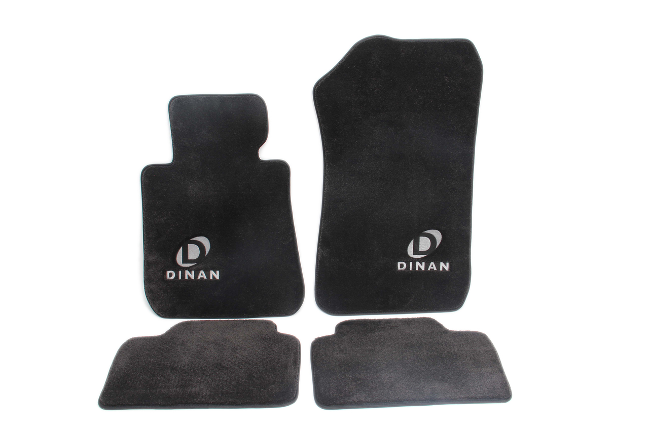 Dinan D701-DNBW1012-4C-BLK - Signature Floor Mats - 2012-2018 BMW 3-Series Dinan D701-DNBW1012-4C-BLK - Signature Floor Mats - 2012-2018 BMW 3-Series