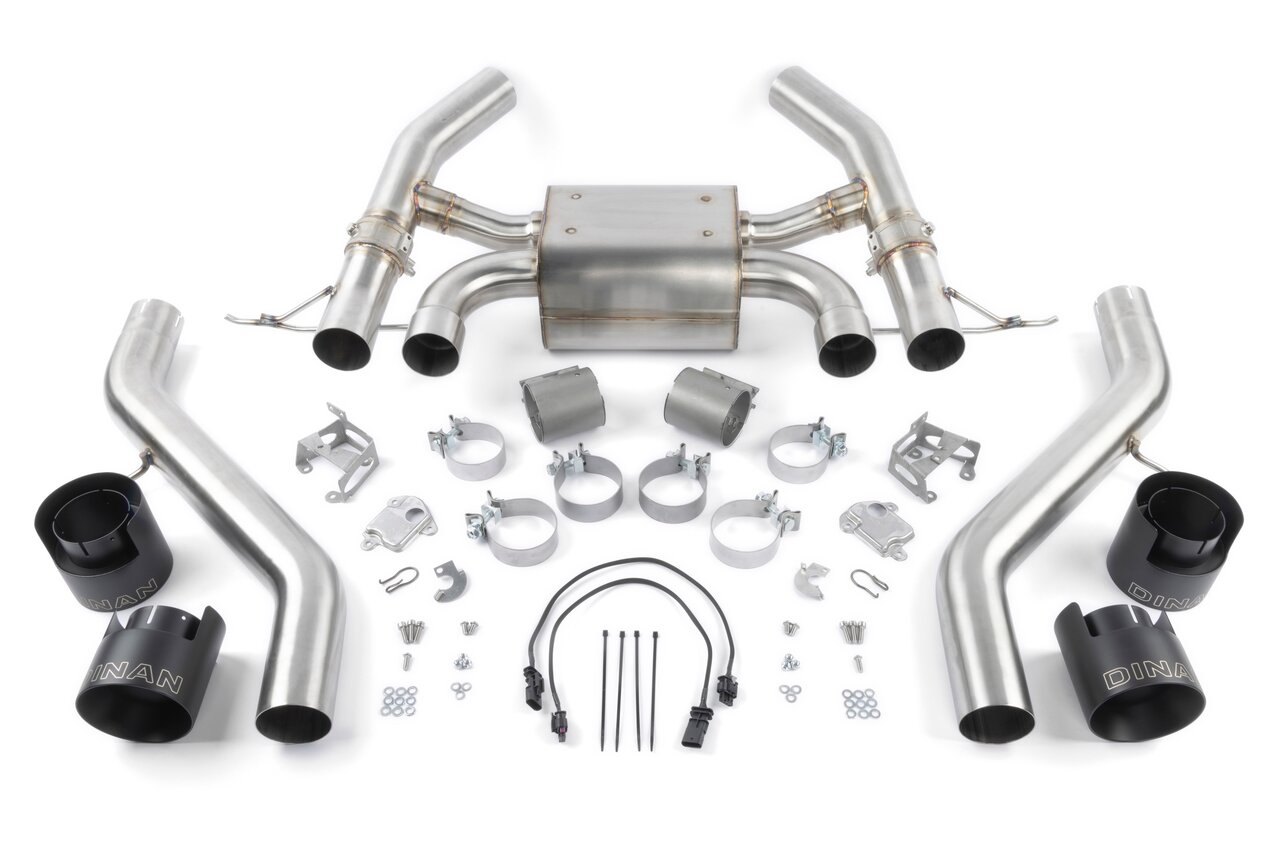 Dinan D660-0100-BLK - Valved Axle-Back Exhaust - 2023-2025 BMW M2 Dinan D660-0100-BLK - Valved Axle-Back Exhaust - 2023-2025 BMW M2