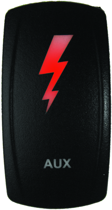 DragonFire Racing 522629 - Lighted Switch Aux On/Off Red Led DragonFire Racing 522629 - Lighted Switch Aux On/Off Red Led
