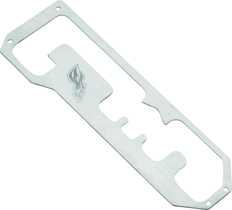 DragonFire Racing 522635 - 19-22 Honda Talon Shifter Plate  - Stainless Steel