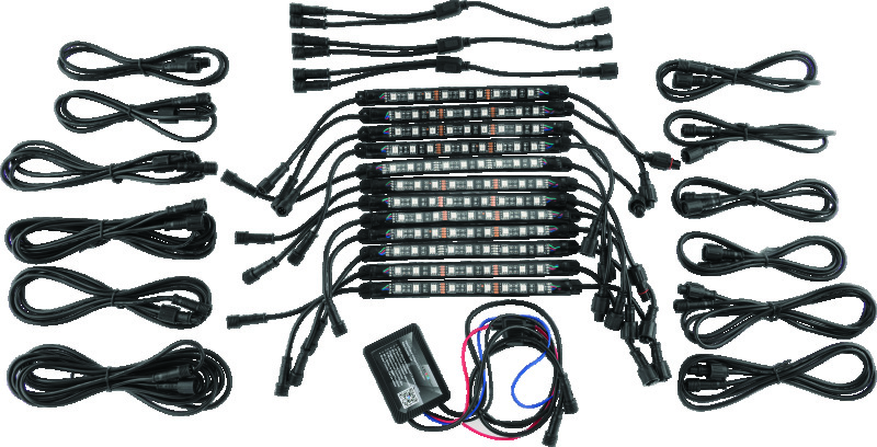 DragonFire Racing 522010 - Rgb Accent Light Kit Bt 12Pc DragonFire Racing 522010 - Rgb Accent Light Kit Bt 12Pc