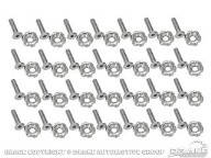 Drake Muscle 378178-M6-SSB - 2005-14 Underhood Fender Hardware Set