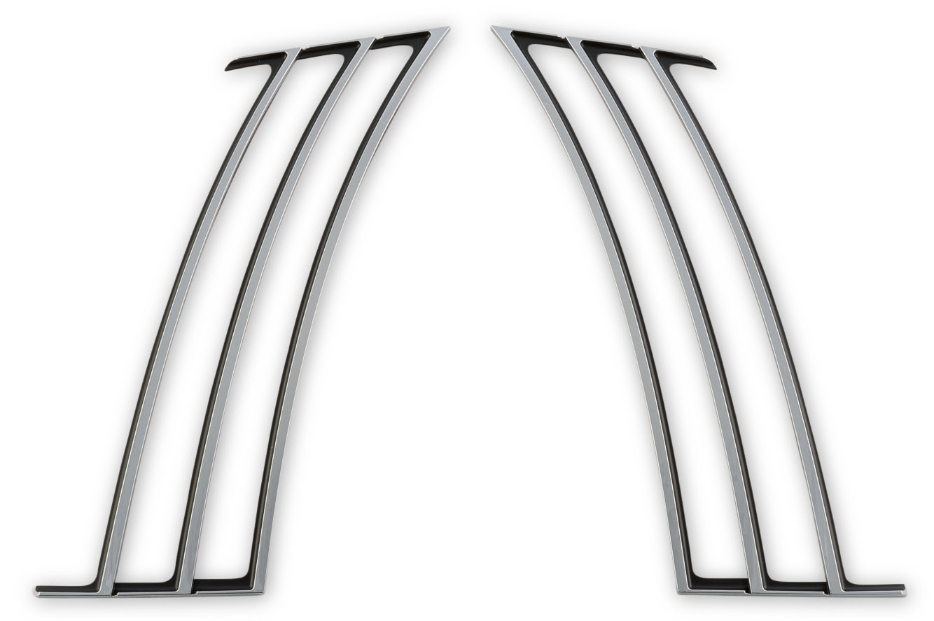 Drake Muscle CA-190001-C - 2010-14 Camaro Quarter Trim-Chrome