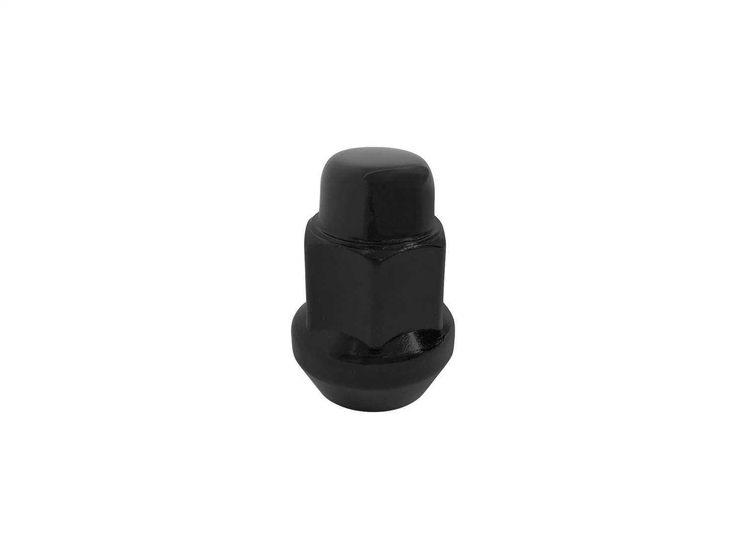 Drake Muscle LW-LN1709SBK - Lug Nut; Black; 3/4 in. Hex 14mm x 1.5 in.;