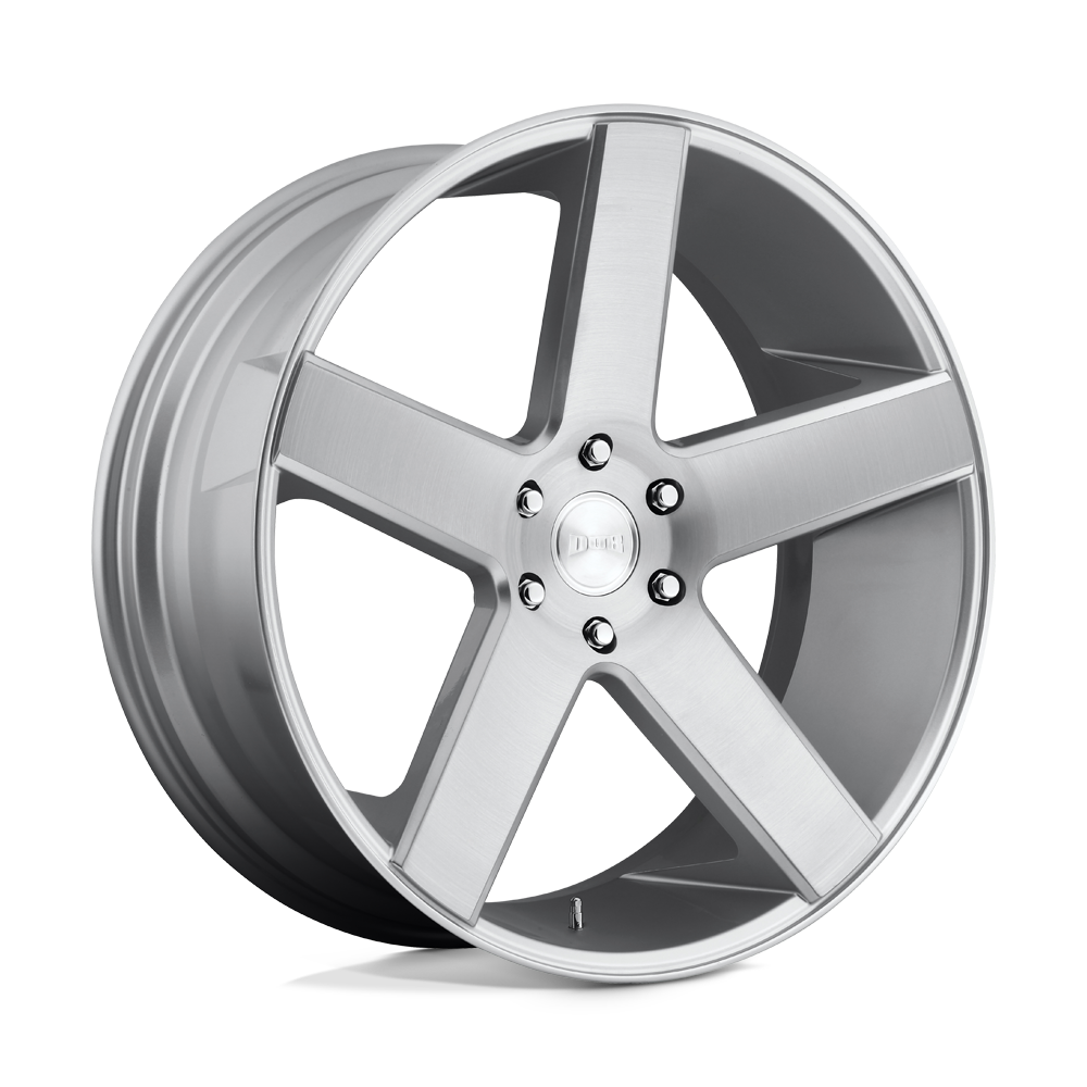 Dub S218229589+31 - S218 Baller 22X9.5 Gloss Silver Brushed