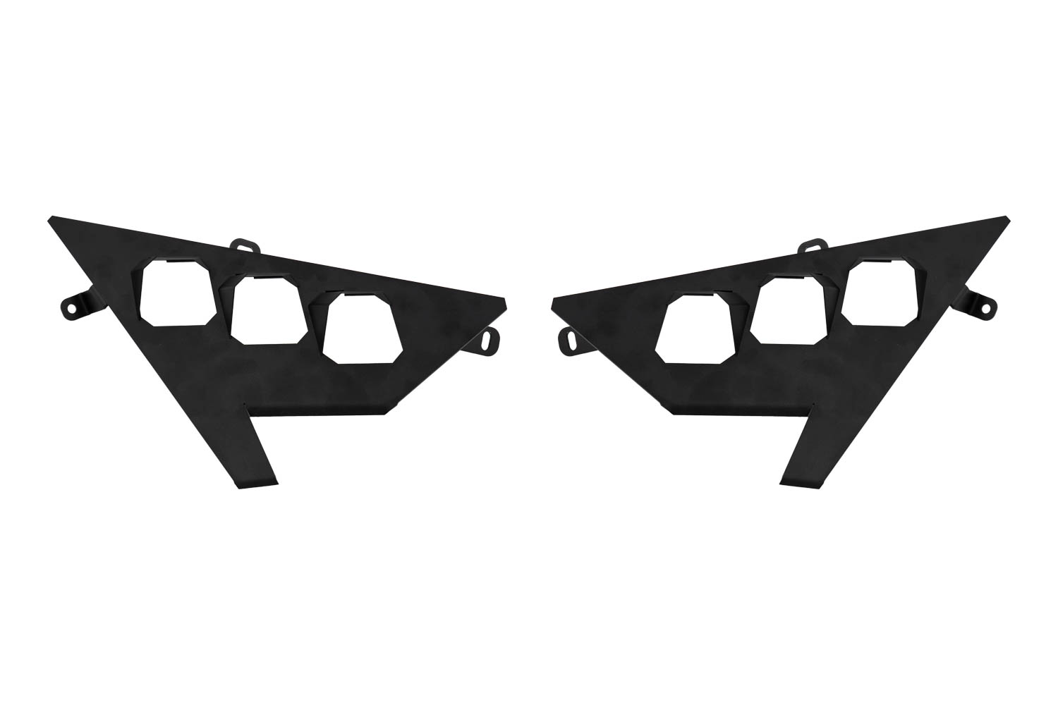 Diode Dynamics DD7643P - 20-Present Polaris RZR C1 Headlight Mounting Bracket Kit (Pair)