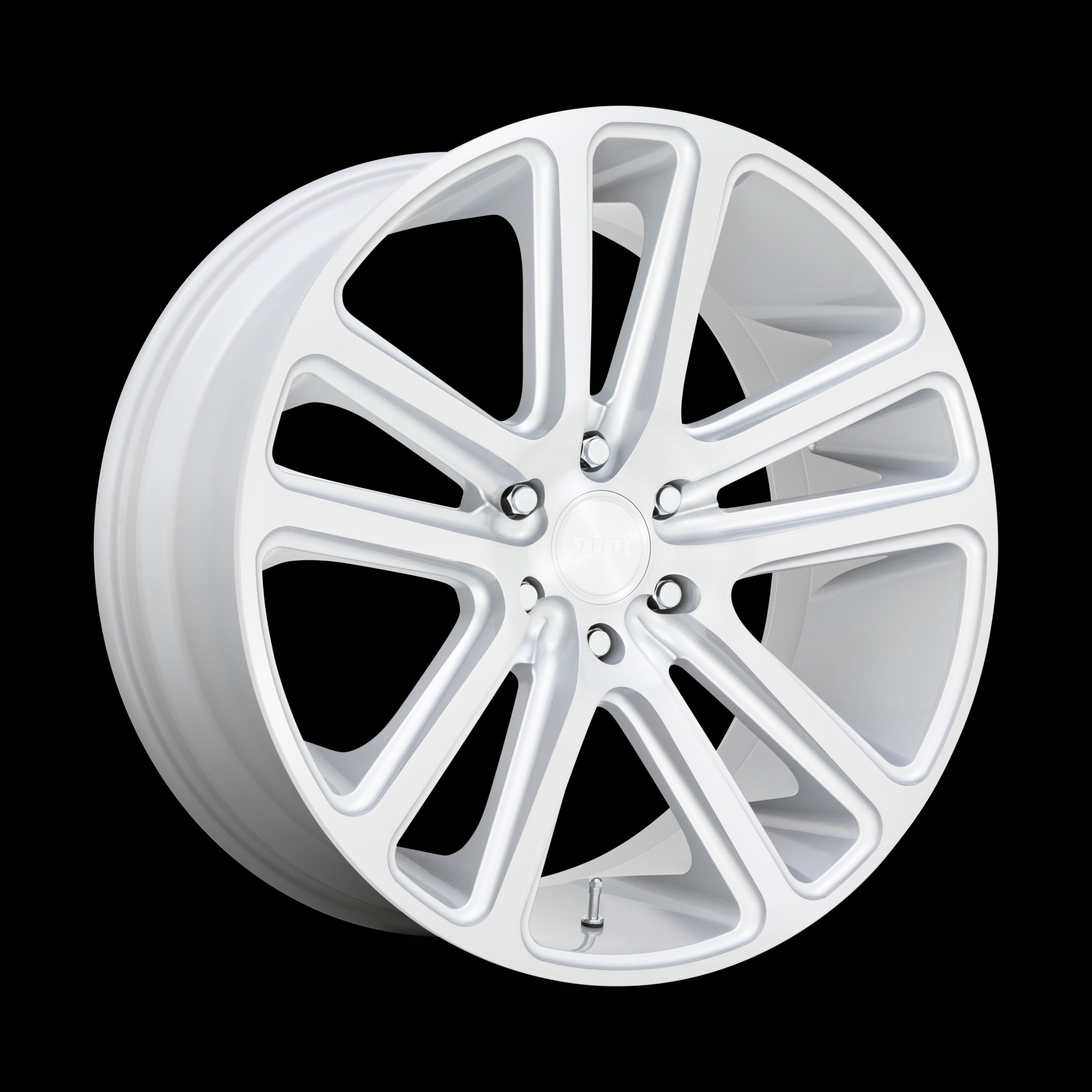 Dub S257240077+30 - S257 Flex 24X10 Gloss Silver Brushed Face Dub S257240077+30 - S257 Flex 24X10 Gloss Silver Brushed Face