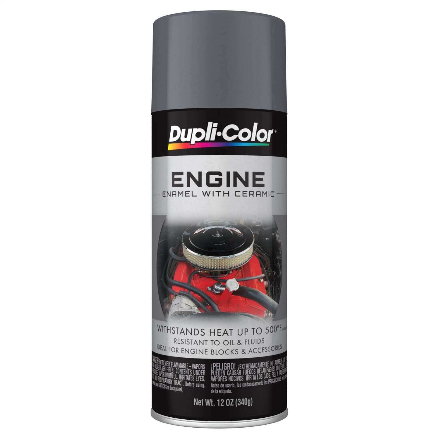 Duplicolor Paint DE1611 - Dupli-Color Engine Enamel with Ceramic; New Ford Gray; 12 oz