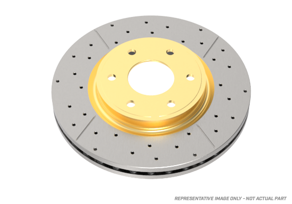 DBA DBA2203X - Rear Street Series XGold Brake Rotor