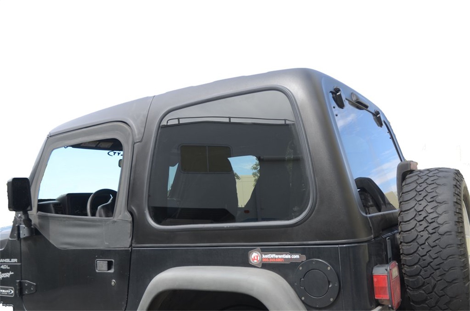 DV8 Offroad HT96SB22 - Jeep TJ Hard Top Square Back 96-06 Wrangler TJ 2 Door 2 Piece
