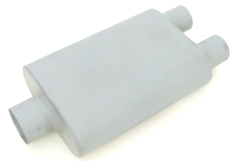 Dynomax 17661 - Dual Chamber Muffler 3in Center/2.5in Dual Ou