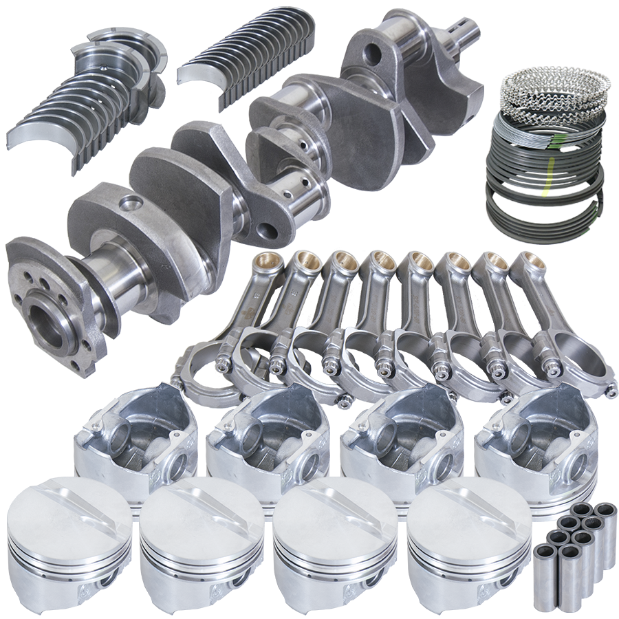 Eagle 13005L030 - Chevrolet 350 1Pc Rear Seal Rotating Assembly Kit .030 Bore 3.75in Stroke Eagle 13005L030 - Chevrolet 350 1Pc Rear Seal Rotating Assembly Kit .030 Bore 3.75in Stroke