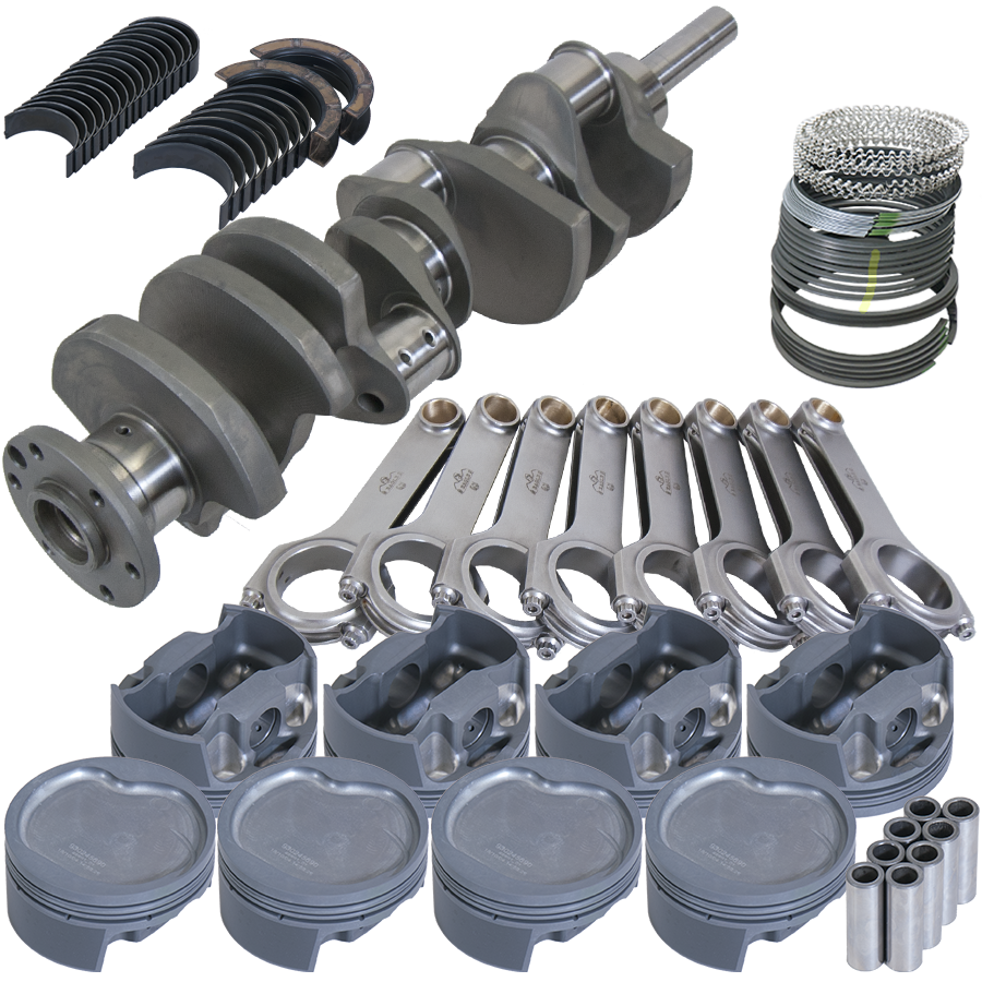 Eagle 15010030 - Ford Big Block Forged 4340 4.39in Bore 4.3in Stroke -38cc Inv Dome Pistons Rotating Assy Eagle 15010030 - Ford Big Block Forged 4340 4.39in Bore 4.3in Stroke -38cc Inv Dome Pistons Rotating Assy