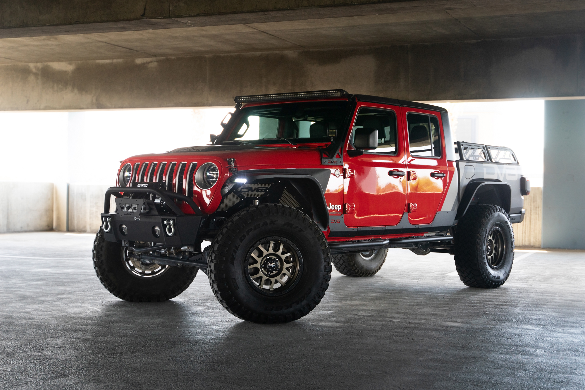 DV8 Offroad FDGL-07 - 20-23 Jeep Gladiator JT Slim Fender Flares