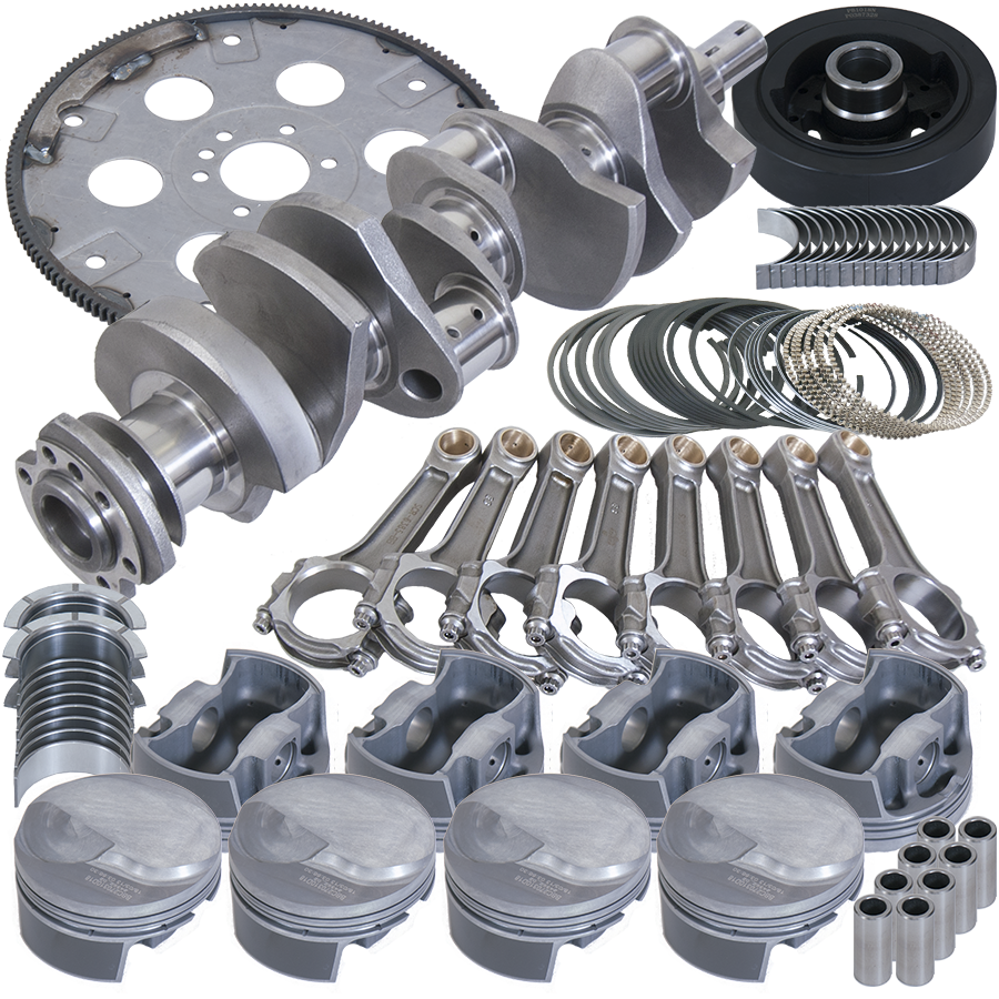Eagle B18022060 - Chevrolet Big Block 2 Pc Seal Street & Strip Rotating Assembly Kit - 4.25in Stroke 6.385in Rod
