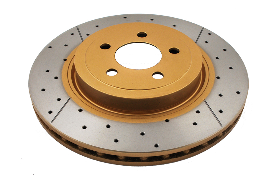 DBA DBA2438X - 09-20 Dodge Challenger Front Drilled & Slotted Street Series Rotor