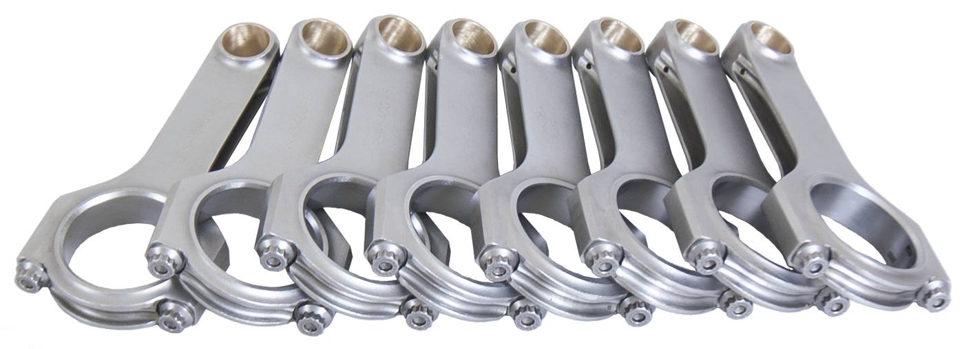 Eagle CRS5400S3D2000 - Ford 302 2.100in Journals .927in Pin H-Beam Connecting Rods w/ARP2000 Bolts (Set of 8)