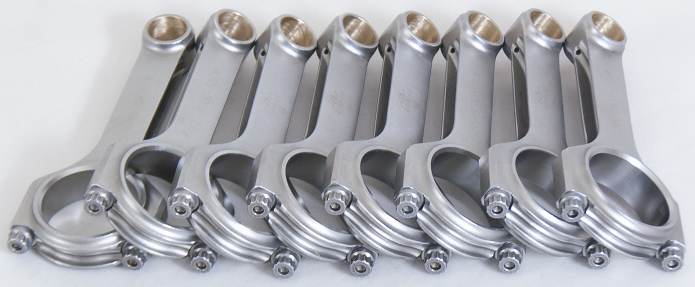 Eagle CRS6000SLW - Chevy 350/LT1 Forged 4340 H-Beam Con Rods w/2.000in Rod Journal 3/8in ARP2000 (Set of 8) Eagle CRS6000SLW - Chevy 350/LT1 Forged 4340 H-Beam Con Rods w/2.000in Rod Journal 3/8in ARP2000 (Set of 8)