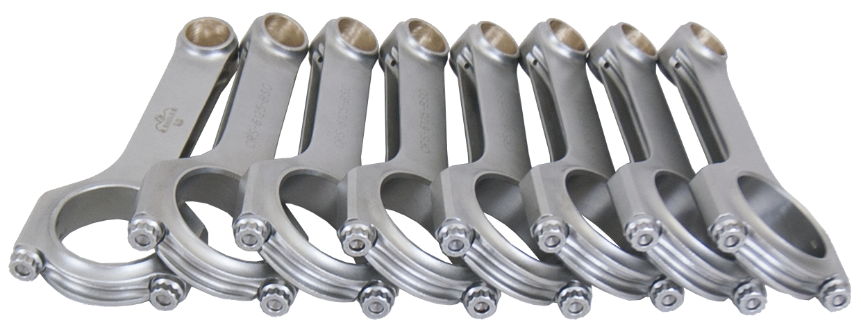 Eagle CRS6125O3DL19 - Chevrolet LS H Beam Stroker Connecting Rods 6.125in Length (Set of 8)