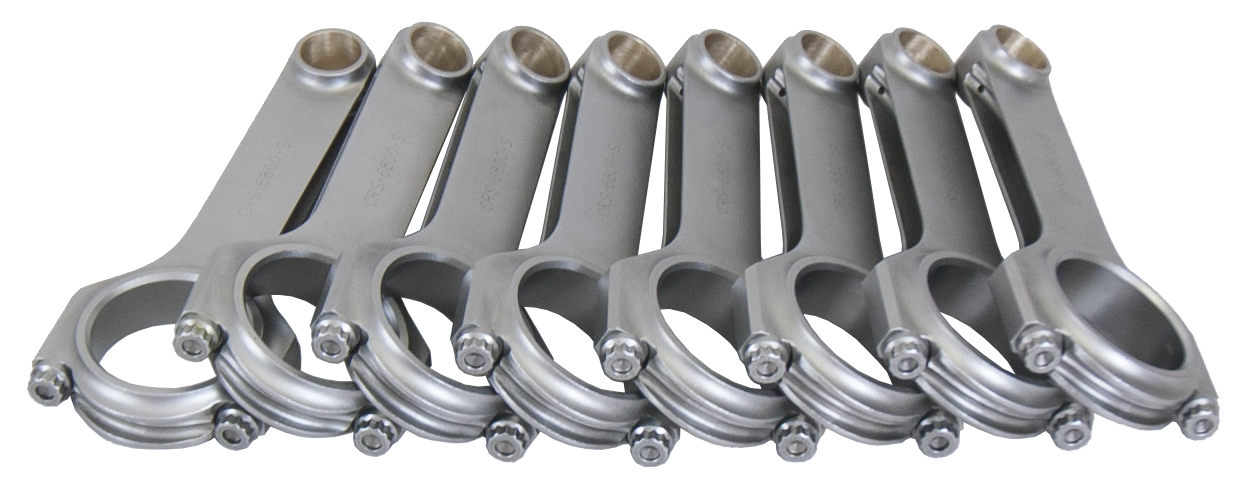 Eagle CRS68003DL19 - Chevy Big Block Standard Forged 4340 H-Beam Connecting Rods with L19 Bolts