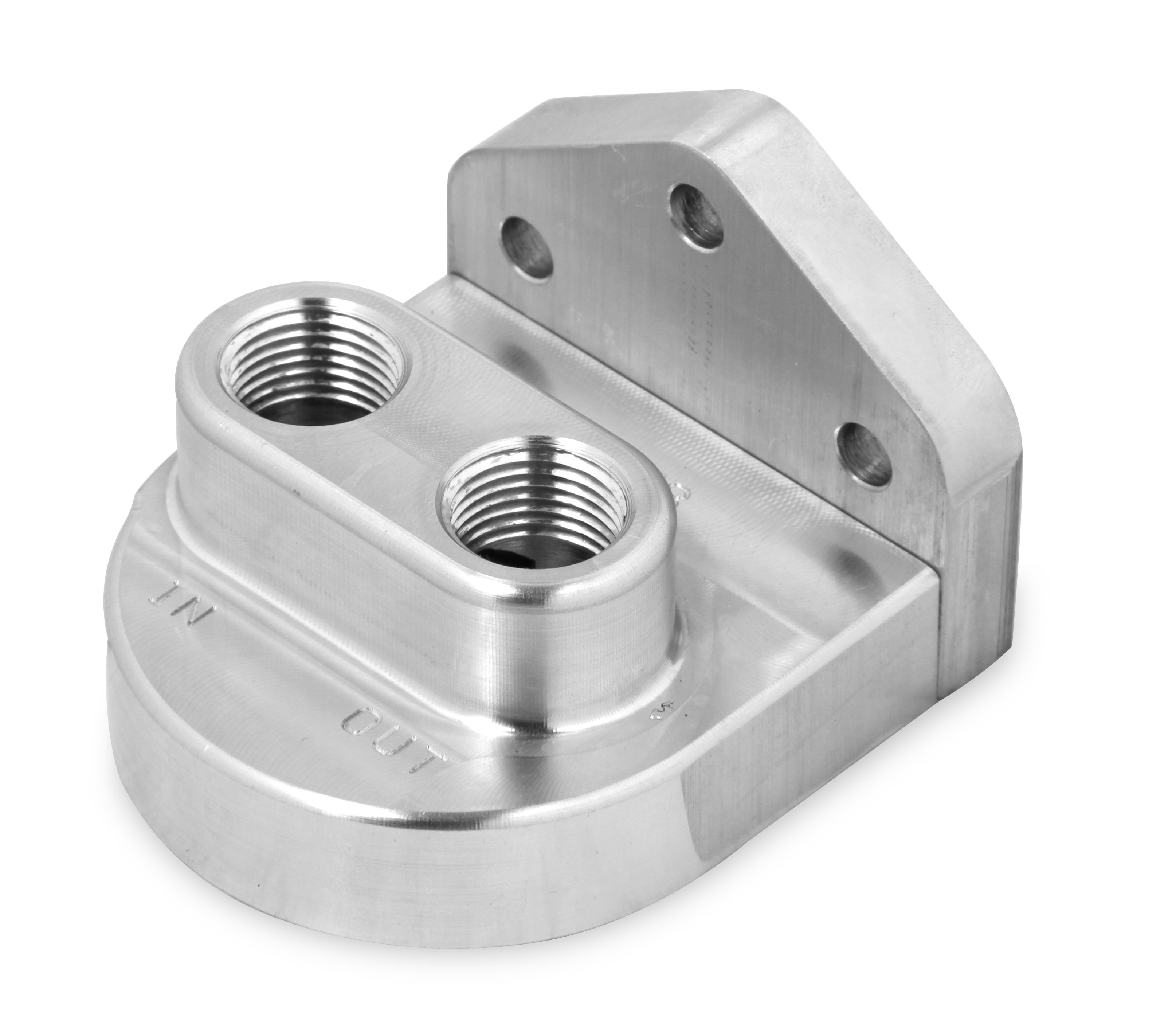 Earl's Performance 2178ERL - Billet Remote Oil Filter Mount Kit