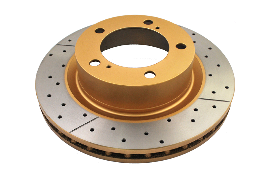 DBA DBA2722X - 07+ Toyota Landcruiser 200 Series Front Drilled & Slotted Street Series Rotor