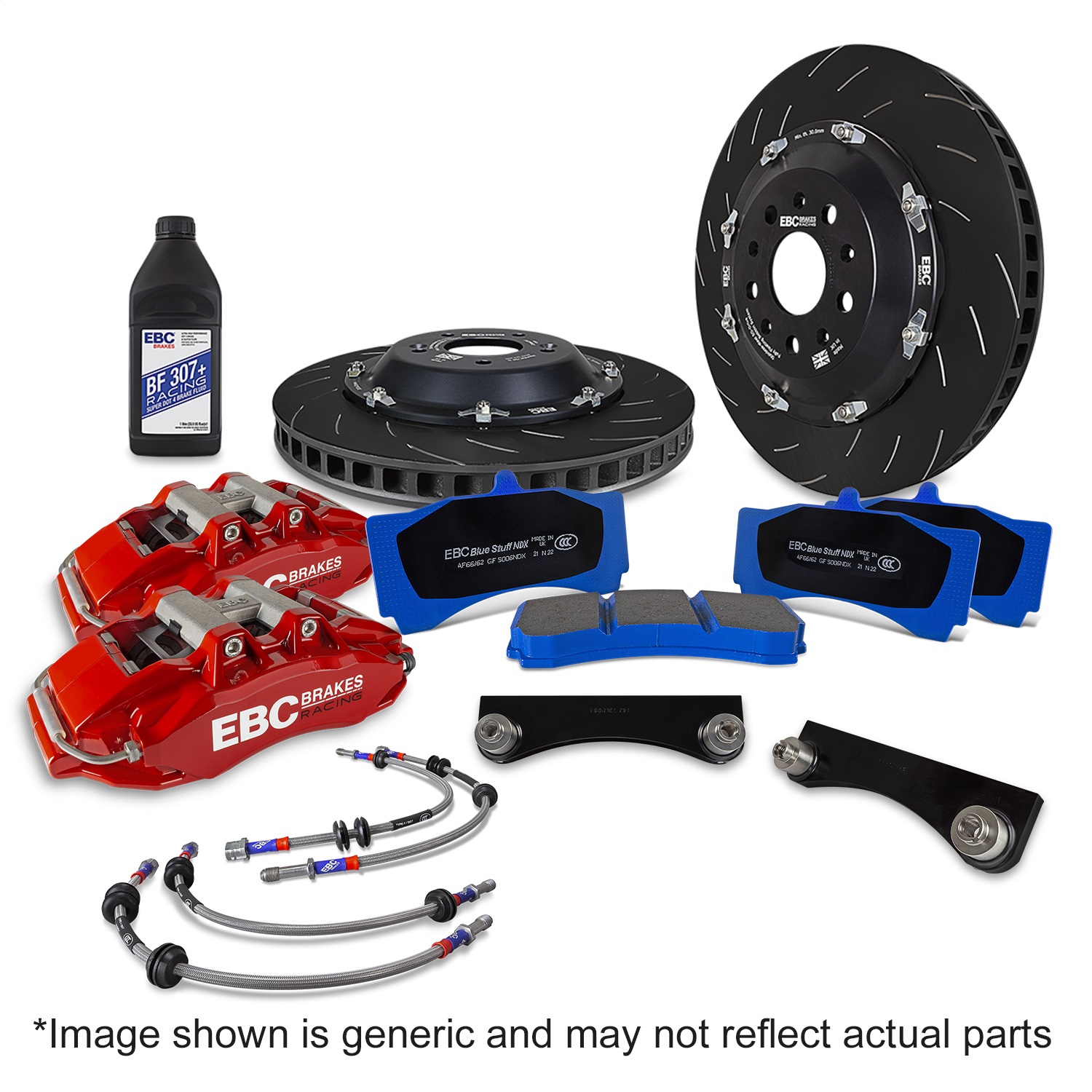 EBC BBK035RED-1 - Racing 14-19 BMW M3 F80/F82/F87 3.0T Red Apollo-4 380mm Rotors Front Big Brake Kit EBC BBK035RED-1 - Racing 14-19 BMW M3 F80/F82/F87 3.0T Red Apollo-4 380mm Rotors Front Big Brake Kit