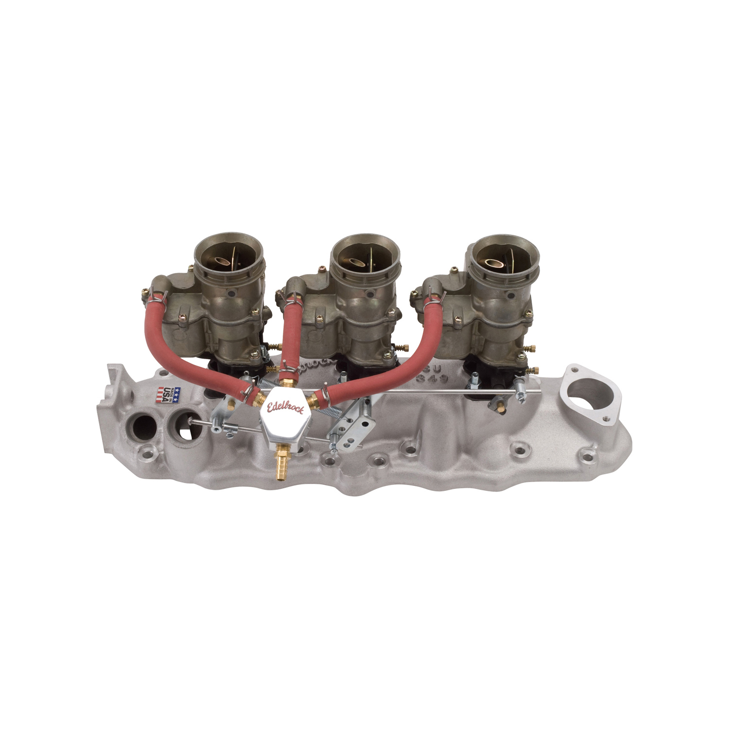 Edelbrock 1281 - Fuel Block Kit Triple Feed 1286 Mini Block Edelbrock 1281 - Fuel Block Kit Triple Feed 1286 Mini Block