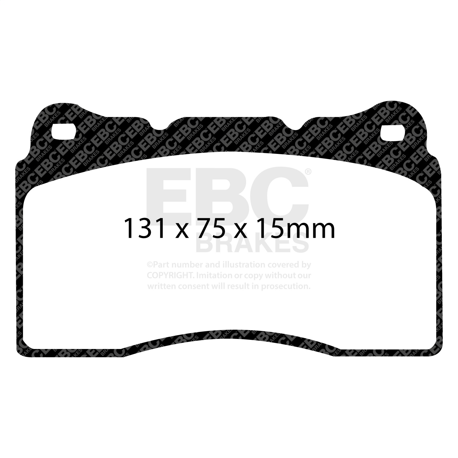 EBC DP21210 - 04-08 Acura TL 3.2 (Manual)(Brembo) Greenstuff Front Brake Pads