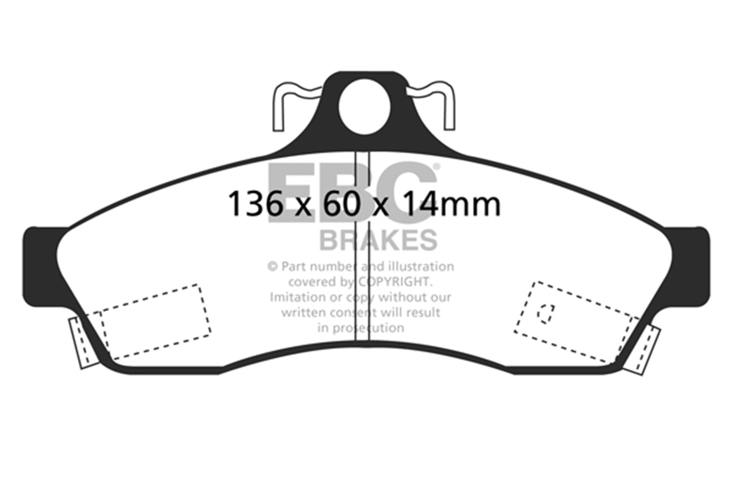 EBC DP21181 - Greenstuff 2000 Series Sport Brake Pads