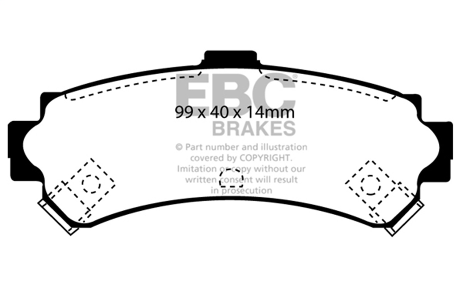EBC DP21067 - Greenstuff 2000 Series Sport Brake Pads EBC DP21067 - Greenstuff 2000 Series Sport Brake Pads
