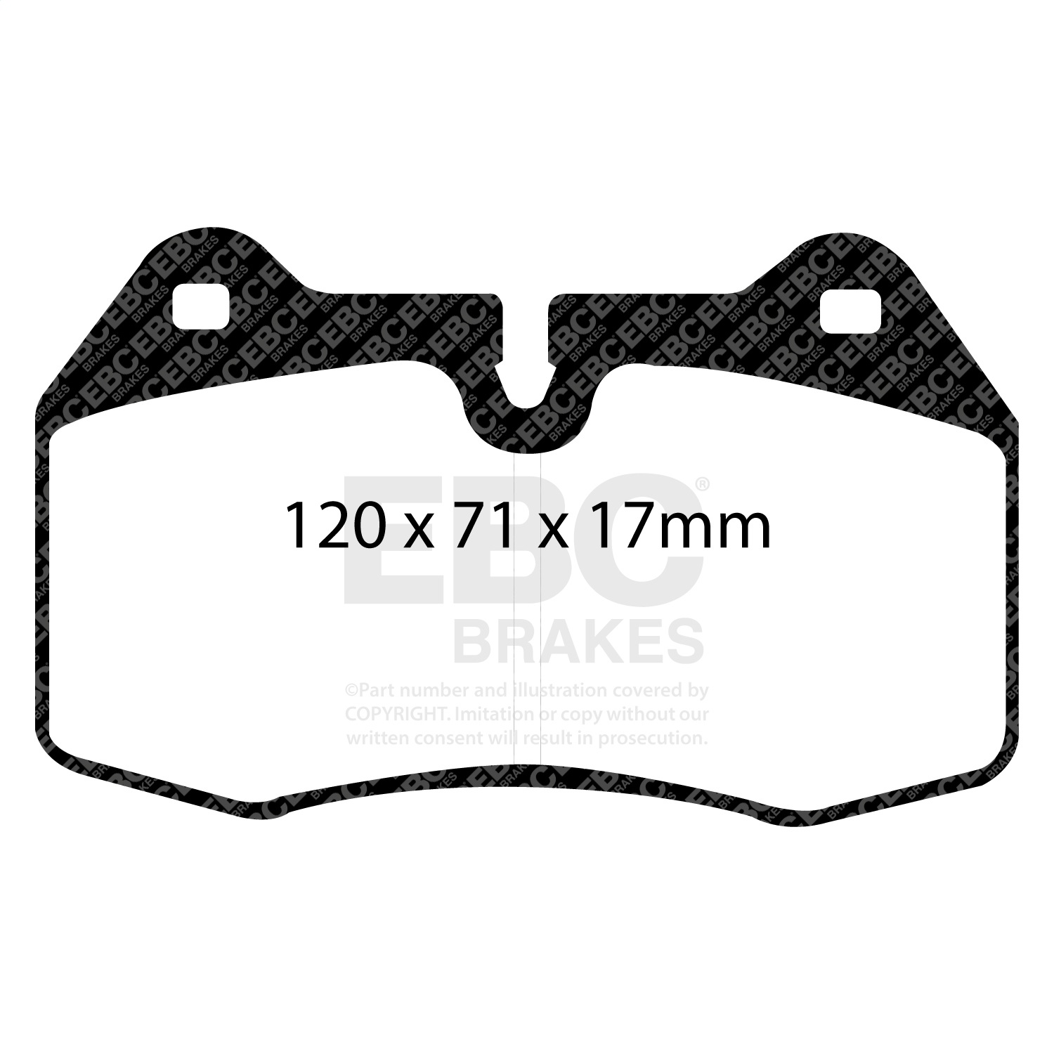EBC DP21032 - 94-96 BMW 840 4.0 (E31) Greenstuff Front Brake Pads