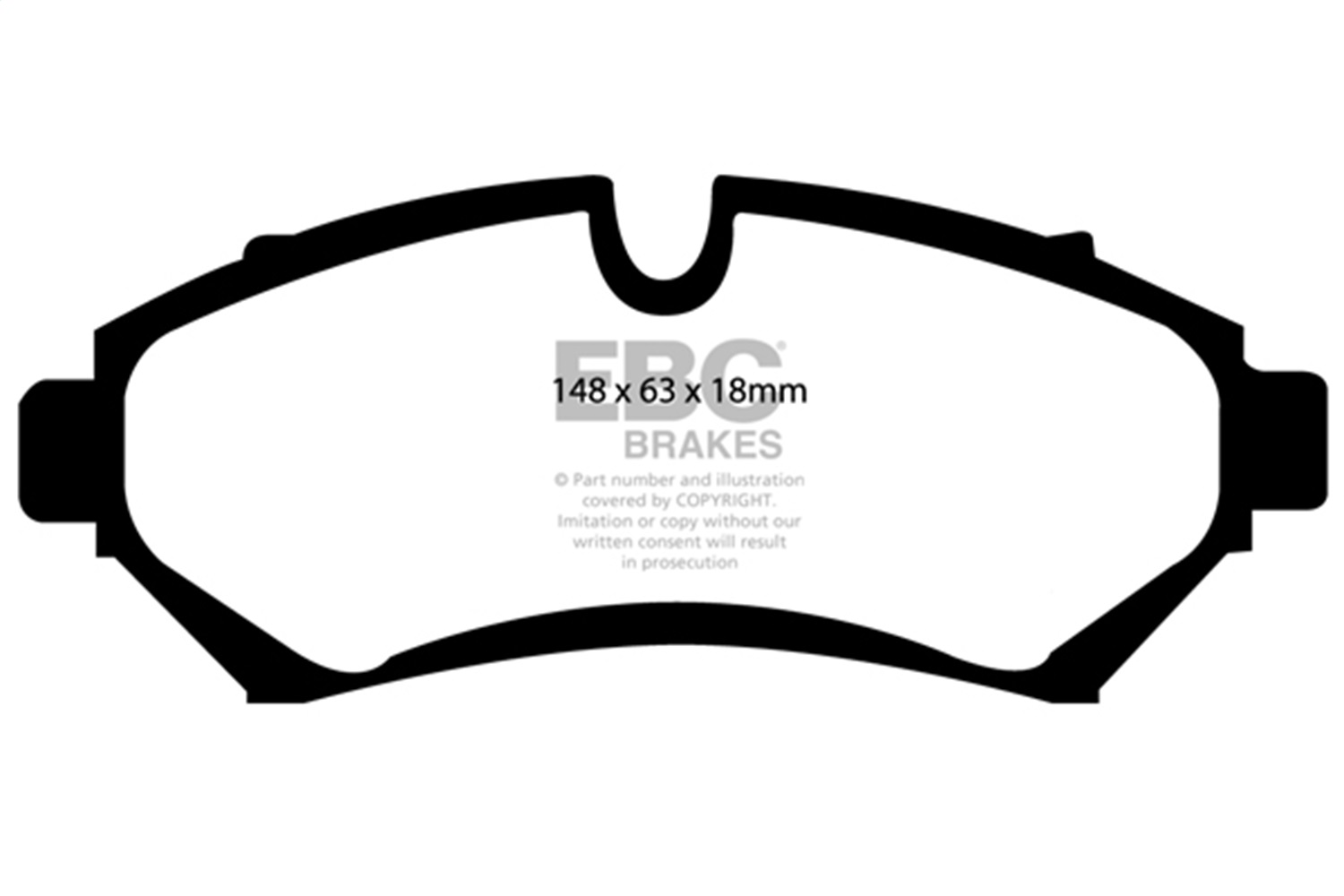 EBC DP21100/2 - Greenstuff 2000 Series Sport Brake Pads