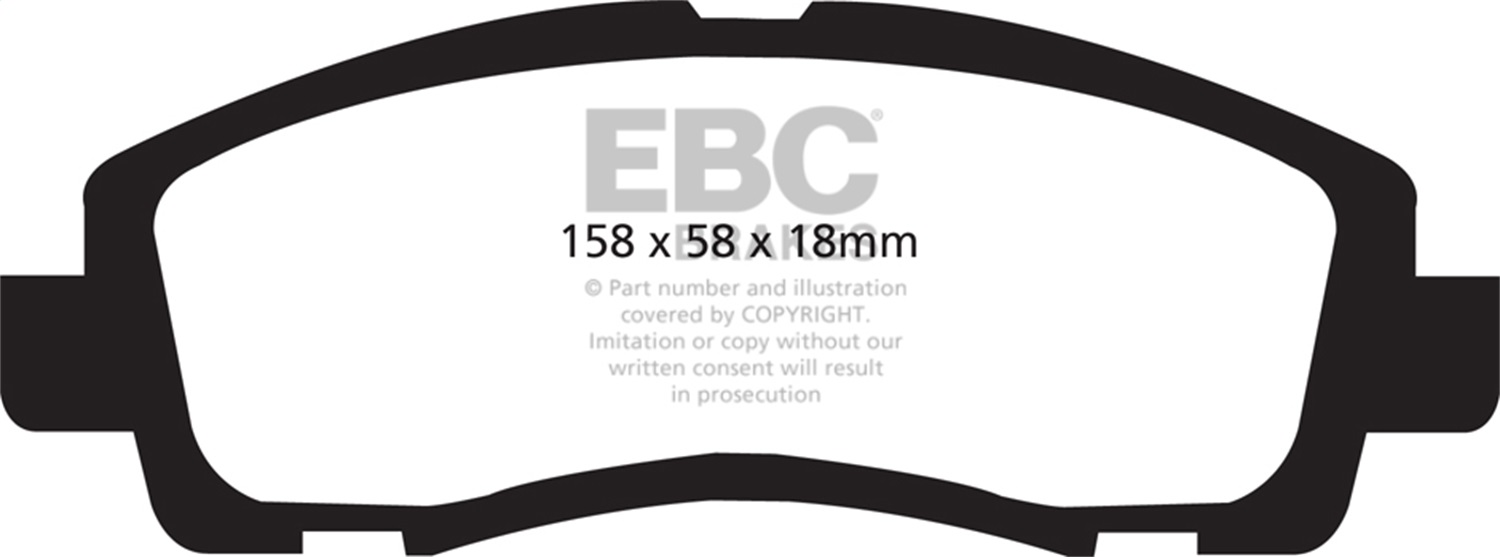 EBC DP21753 - 09-14 Acura TL 3.5 Greenstuff Front Brake Pads EBC DP21753 - 09-14 Acura TL 3.5 Greenstuff Front Brake Pads