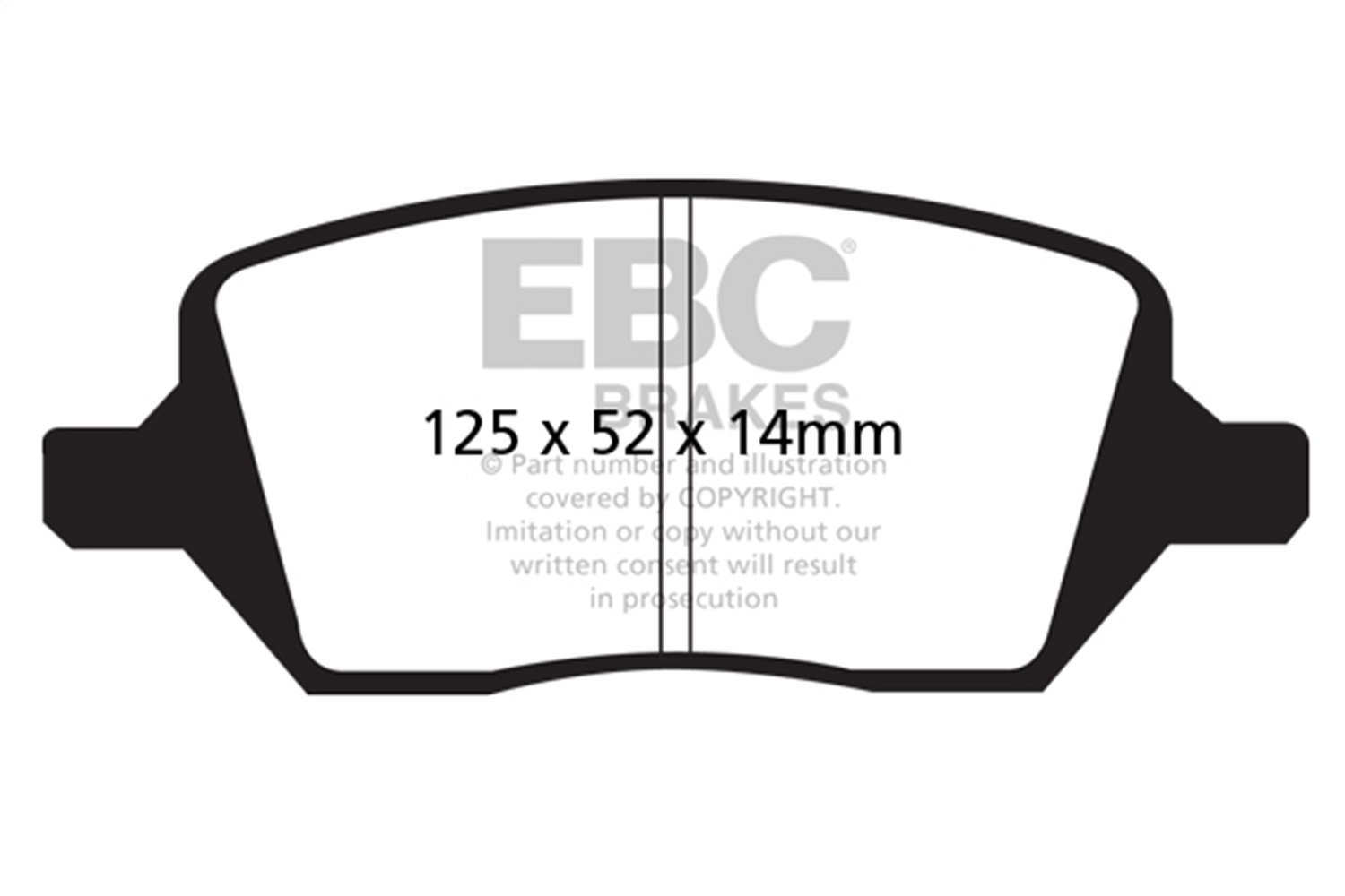 EBC DP21737 - Greenstuff 2000 Series Sport Brake Pads
