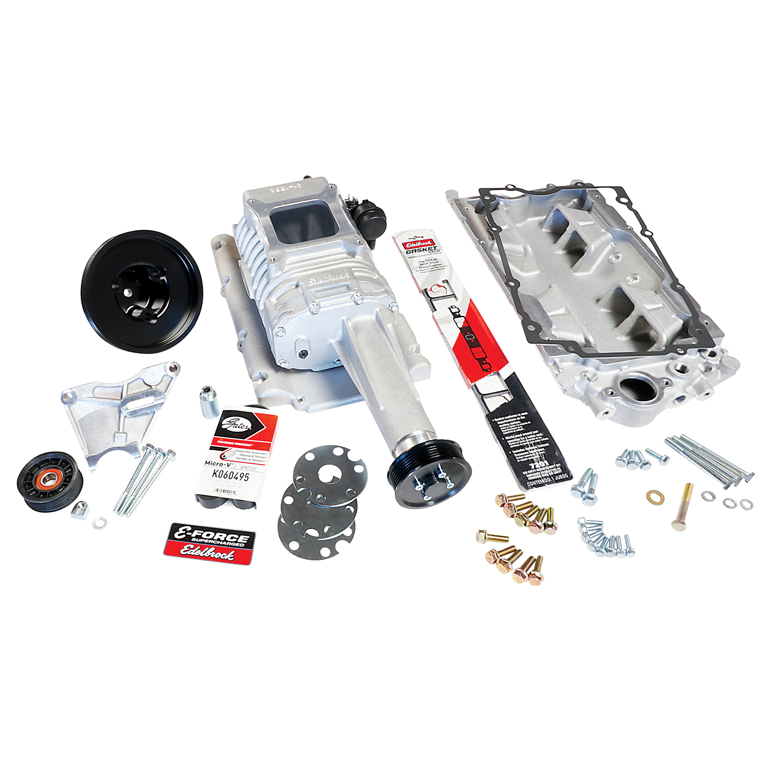 Edelbrock 1551 - E-Force 122 Supercharger 57-86 Small-Block Chevrolet w/ Conventional Cylinder Heads