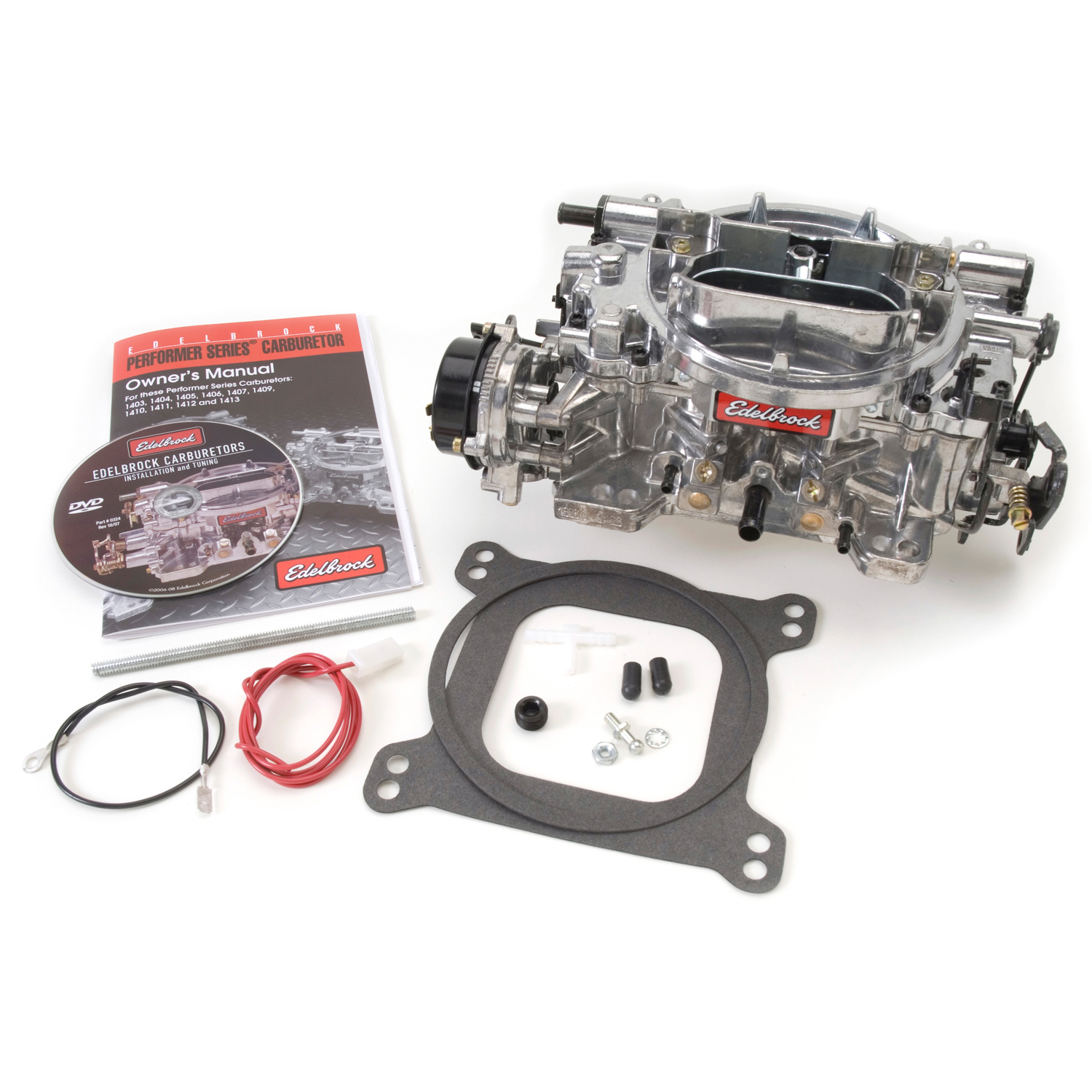 Edelbrock 1826 - Thunder Series AVS 650 cfm, Off-Road Square-Flange, Electric Choke Carburetor (non-EGR) Edelbrock 1826 - Thunder Series AVS 650 cfm, Off-Road Square-Flange, Electric Choke Carburetor (non-EGR)