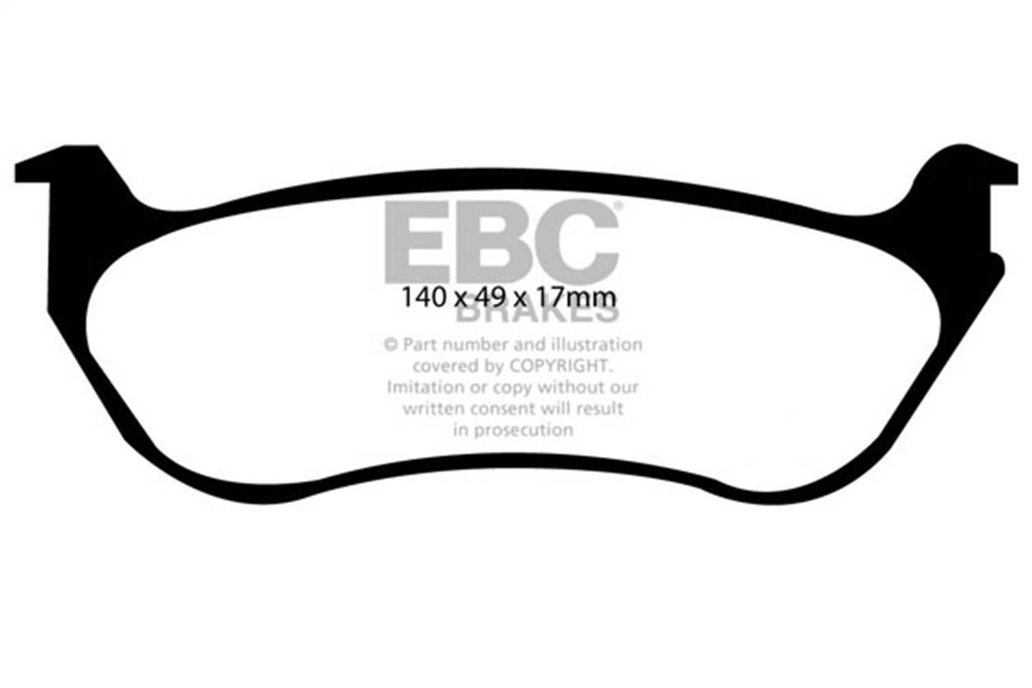 EBC DP21626 - Greenstuff 2000 Series Sport Brake Pads EBC DP21626 - Greenstuff 2000 Series Sport Brake Pads