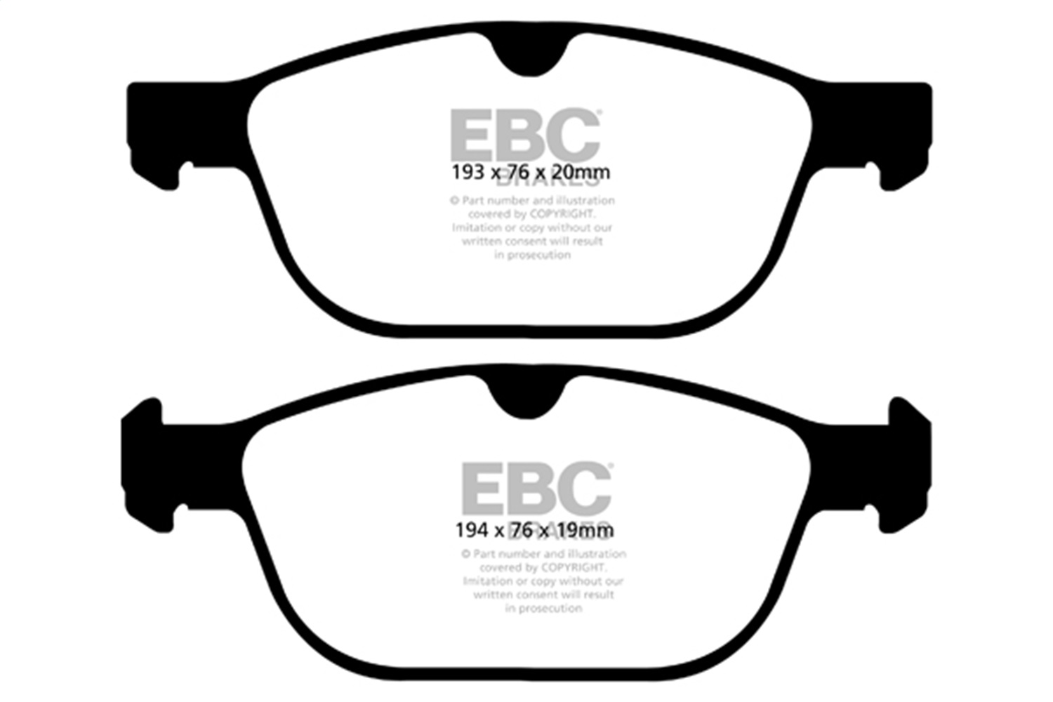 EBC DP22018 - Greenstuff 2000 Series Sport Brake Pads EBC DP22018 - Greenstuff 2000 Series Sport Brake Pads