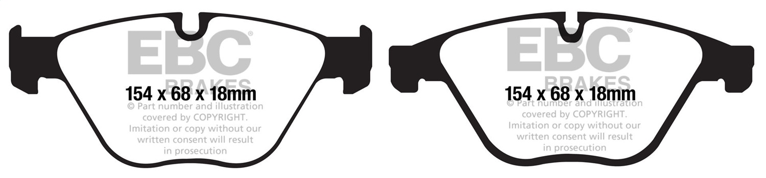 EBC DP21883 - Greenstuff 2000 Series Sport Brake Pads