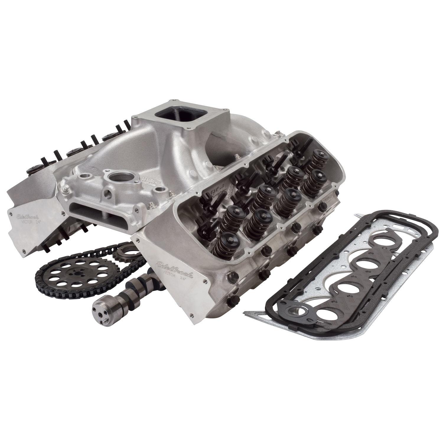Edelbrock 2094 - Power Package Top End Kit BBC 502 CI Hydraulic Roller Camshaft 600+ Hp Edelbrock 2094 - Power Package Top End Kit BBC 502 CI Hydraulic Roller Camshaft 600+ Hp