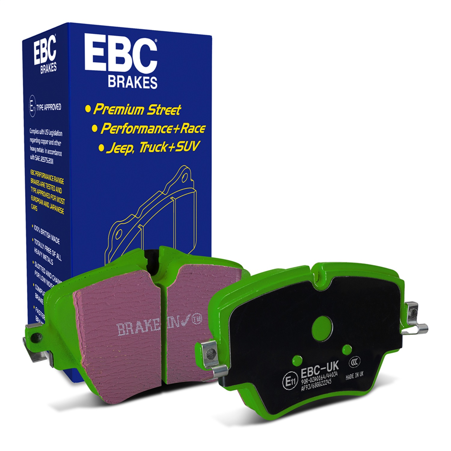 EBC DP22245 - 2017+ Mini Cooper Countryman (F60) 1.5L Turbo Greenstuff Front Brake Pads EBC DP22245 - 2017+ Mini Cooper Countryman (F60) 1.5L Turbo Greenstuff Front Brake Pads