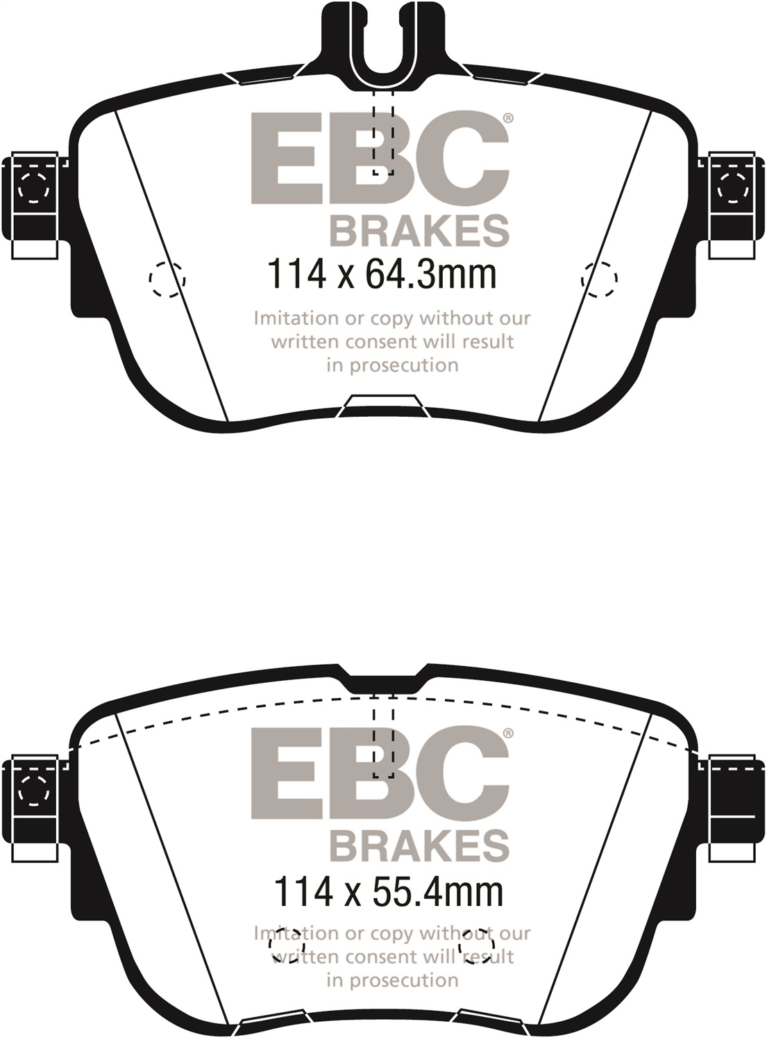 EBC DP22297 - 2017+ Mercedes-Benz E300 (W213) Greenstuff Rear Brake Pads EBC DP22297 - 2017+ Mercedes-Benz E300 (W213) Greenstuff Rear Brake Pads