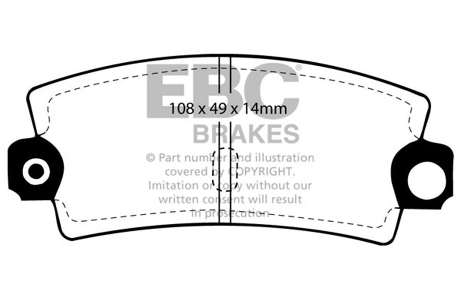 EBC DP2189 - Greenstuff 2000 Series Sport Brake Pads EBC DP2189 - Greenstuff 2000 Series Sport Brake Pads