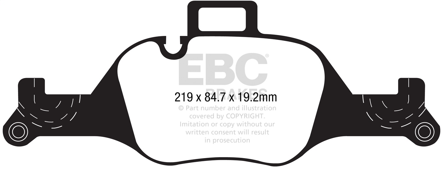 EBC DP22289 - 2017+ BMW 530 G30 Greenstuff Front Brake Pads EBC DP22289 - 2017+ BMW 530 G30 Greenstuff Front Brake Pads