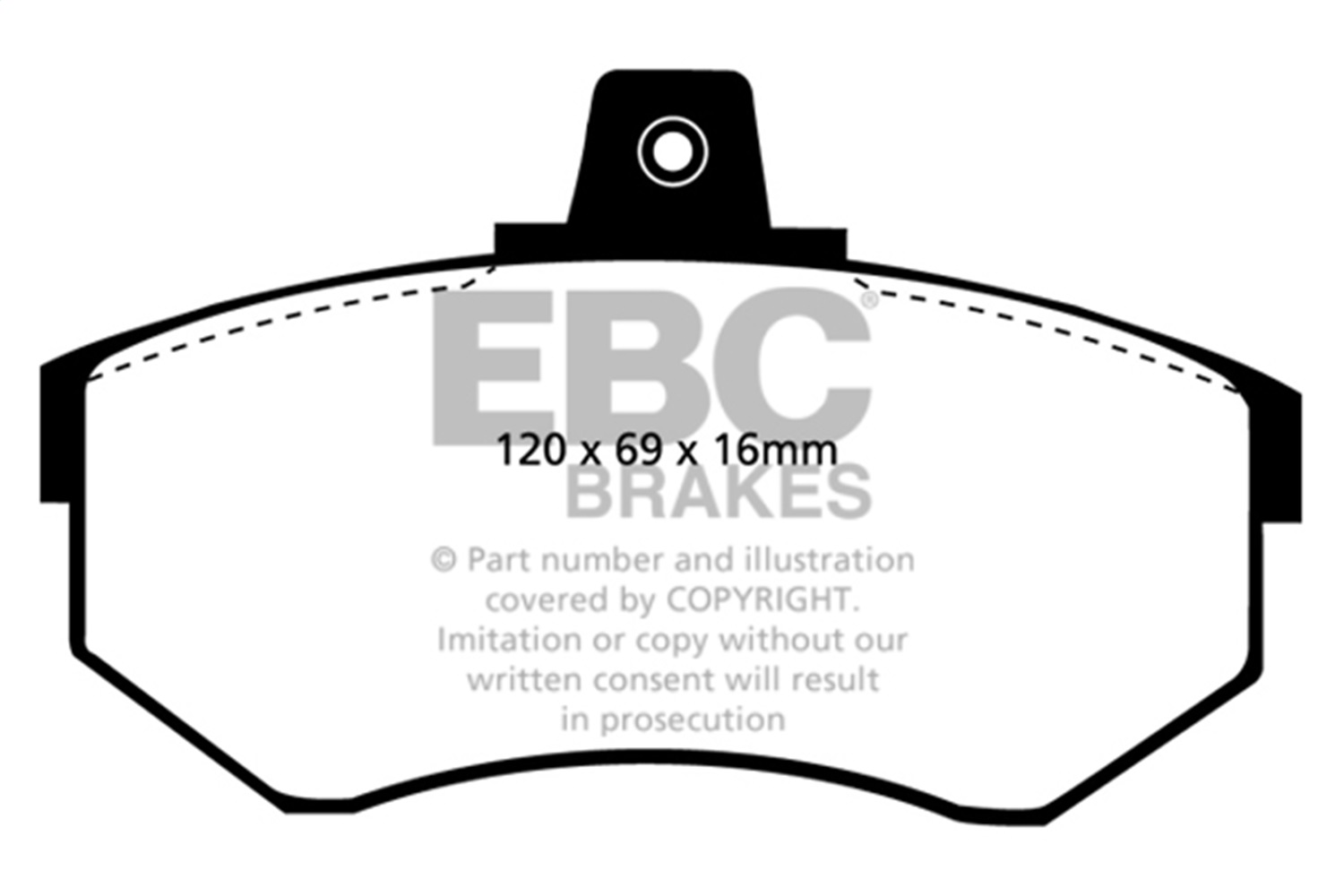 EBC DP2369/2 - 84-87 Audi 4000 1.8 Greenstuff Front Brake Pads EBC DP2369/2 - 84-87 Audi 4000 1.8 Greenstuff Front Brake Pads