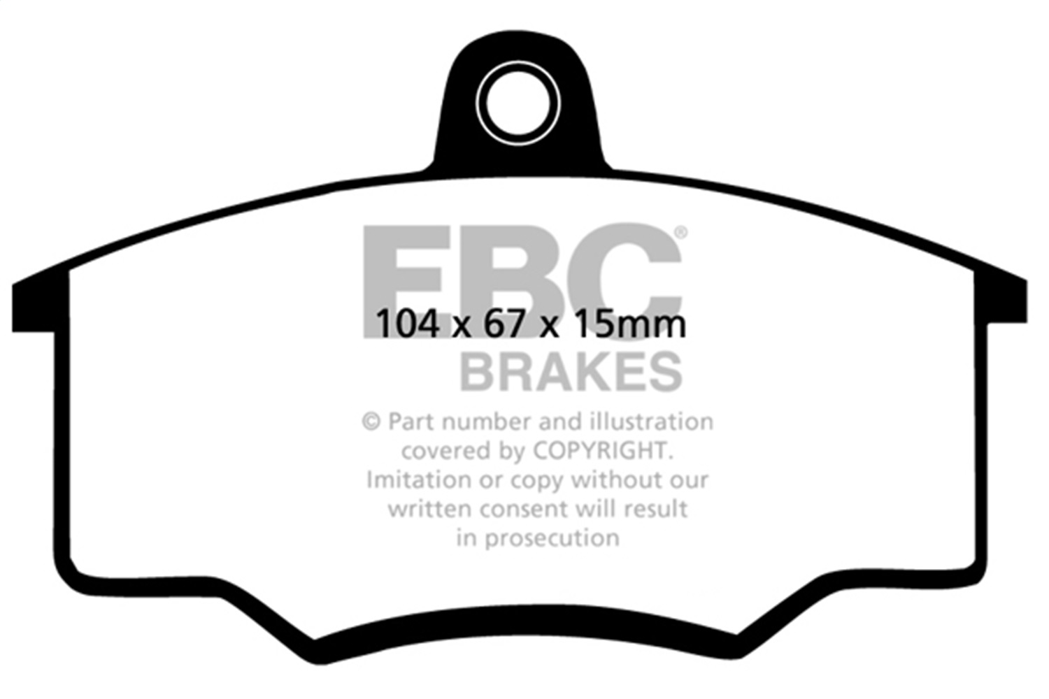 EBC DP2310/2 - Greenstuff 2000 Series Sport Brake Pads EBC DP2310/2 - Greenstuff 2000 Series Sport Brake Pads
