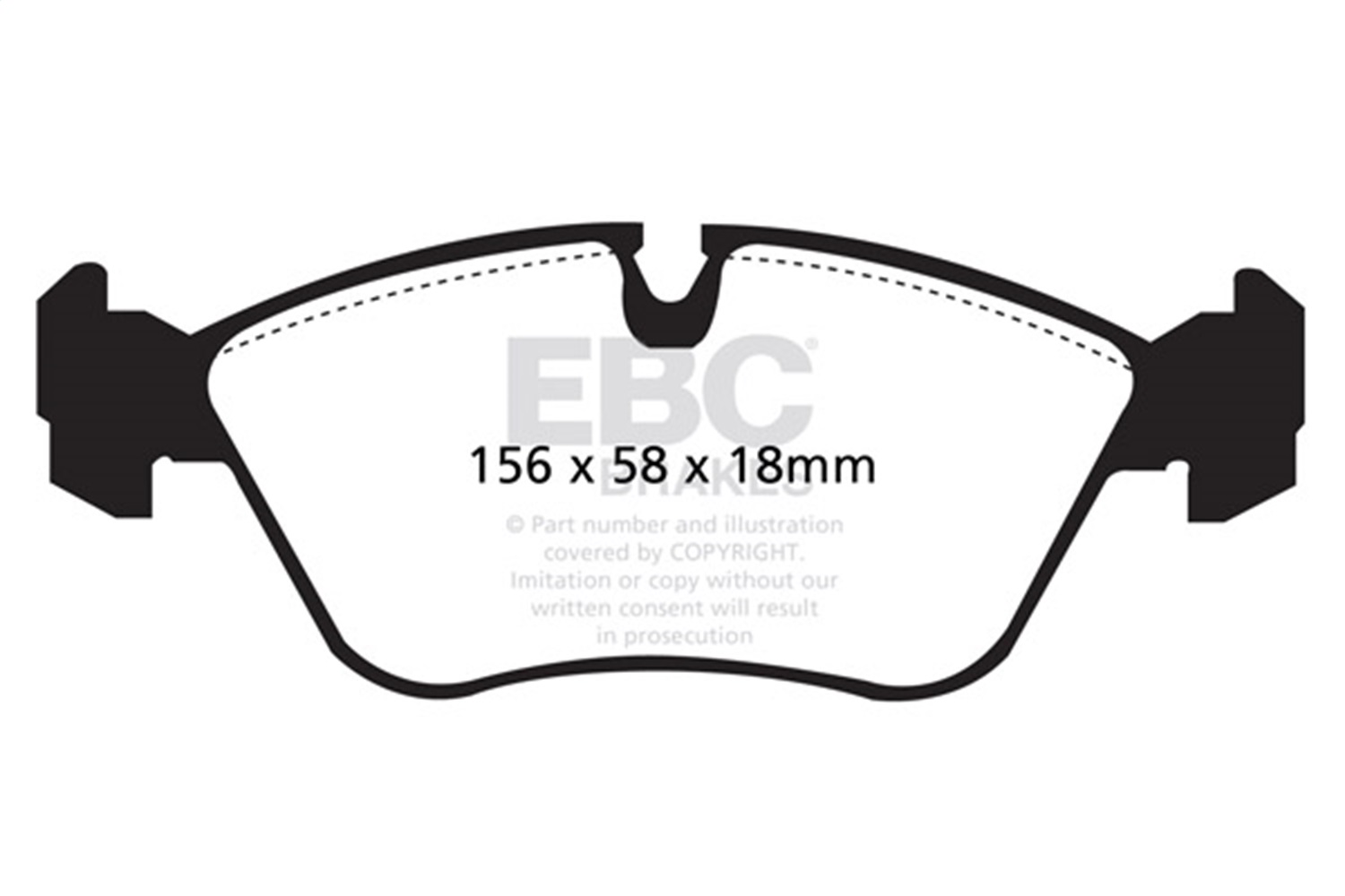 EBC DP2880 - 93-97 Volvo 850 2.3 Turbo Greenstuff Front Brake Pads EBC DP2880 - 93-97 Volvo 850 2.3 Turbo Greenstuff Front Brake Pads